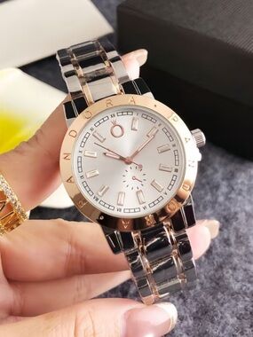 New Pandora Women's Rose Gold and Black Ceramic Bracelet Watch - Branded Design